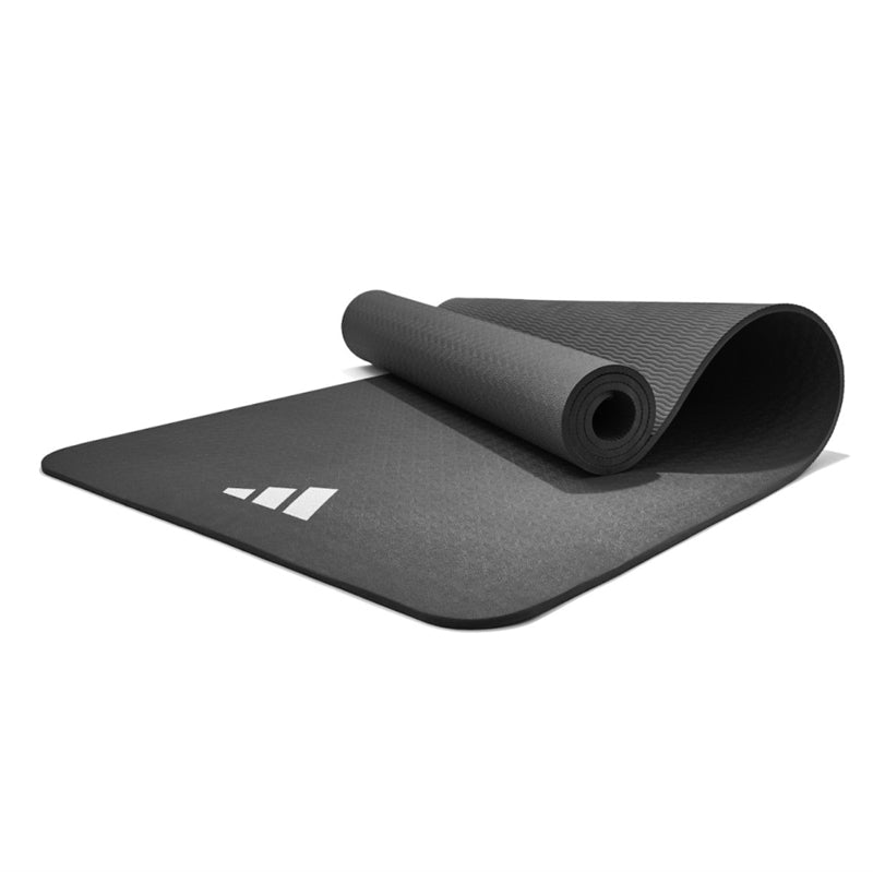 Yogamåtte 8 mm, Sort