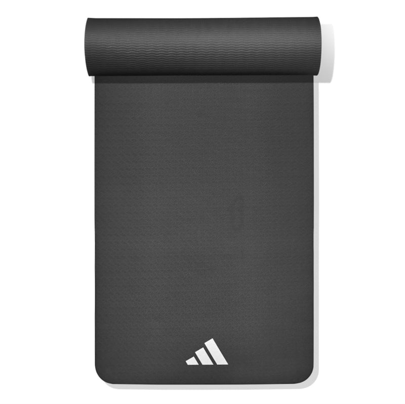Yogamåtte 8 mm, Sort
