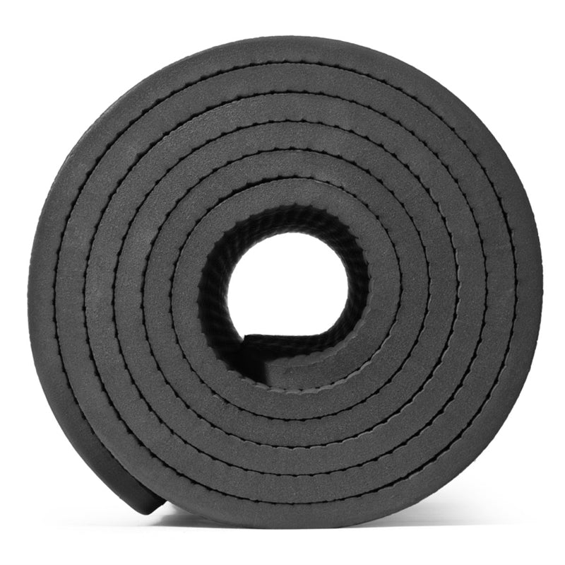 Yogamåtte 8 mm, Sort