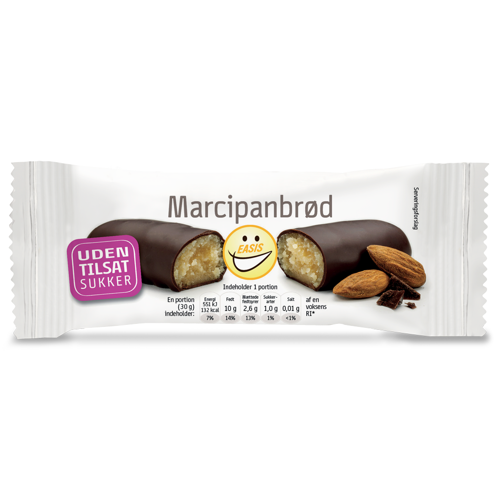 EASIS Marcipanbrød â Den klassiske smag uden tilsat sukker