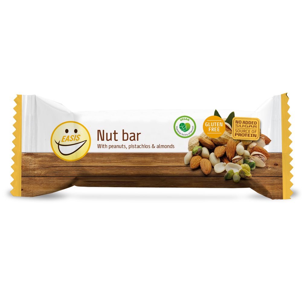 EASIS Nut Bar – Sprød nøddebar uden tilsat sukker