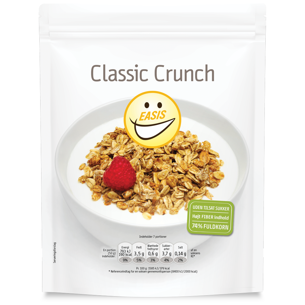 EASIS Classic Crunch, Kasse med 6 stk.