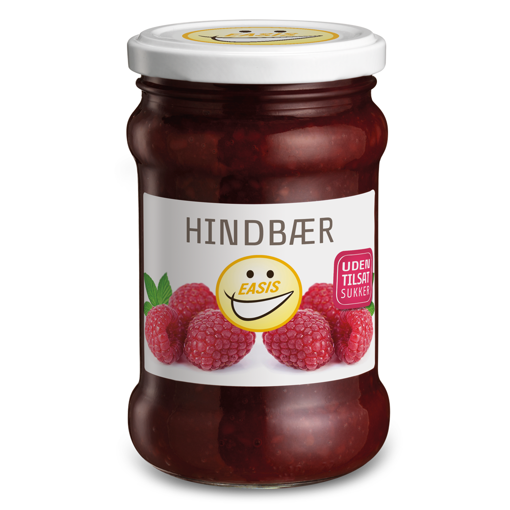 EASIS Hindbærmarmelade – Søde bær uden unødvendigt sukker