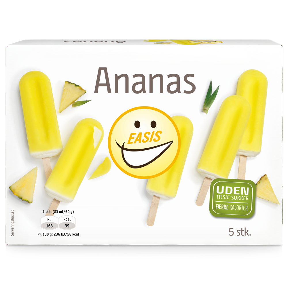 EASIS Ananas is – Eksotisk smag uden tilsat sukker