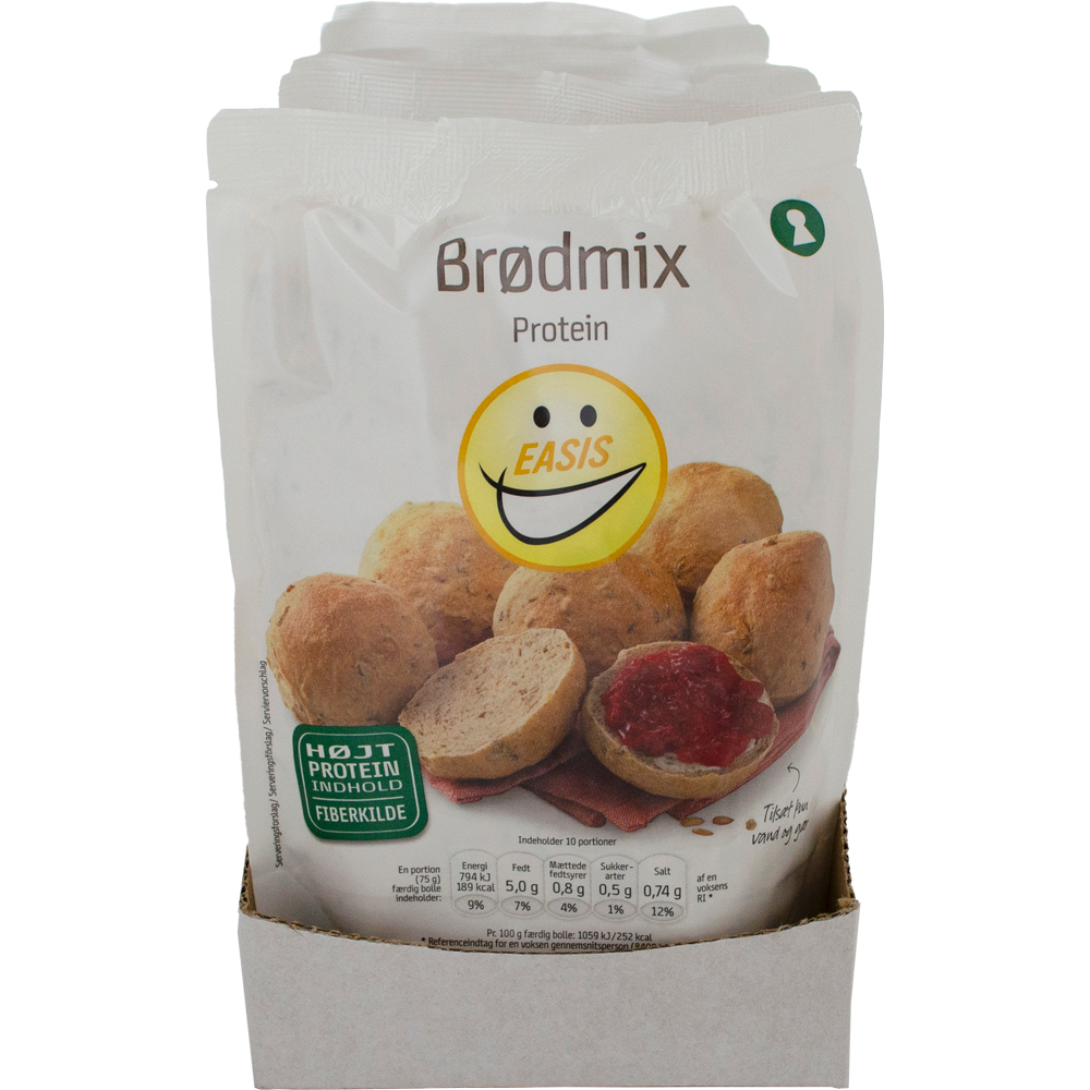 EASIS Brødmix, Kasse med 6 stk.