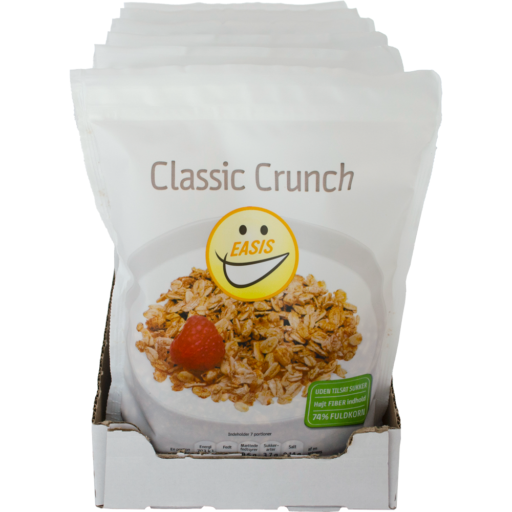 EASIS Classic Crunch, Kasse med 6 stk.