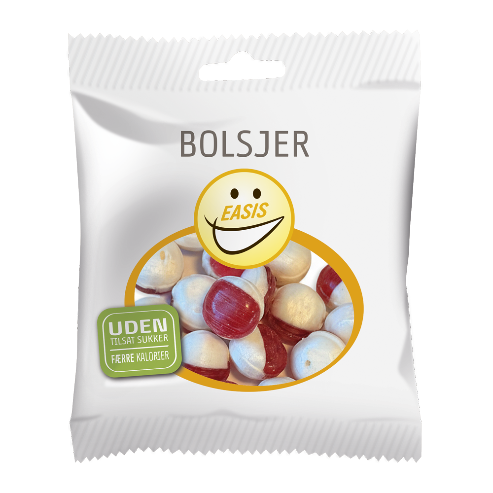 EASIS Rabarber Bolsjer, 70 g