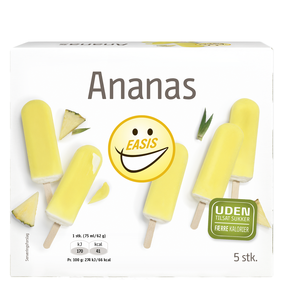 EASIS Ananas is – Eksotisk smag uden tilsat sukker