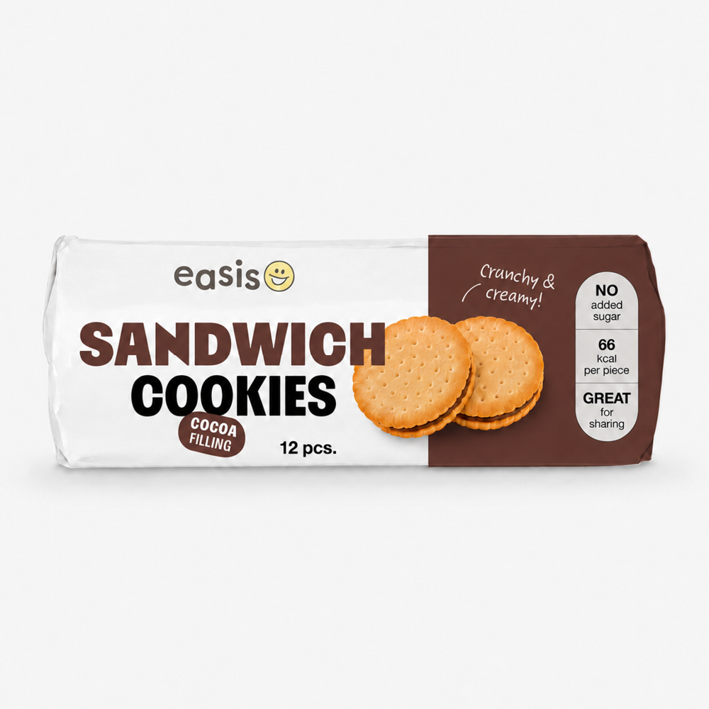 EASIS Sandwich Cookies with Cocoa Cream 180 g
