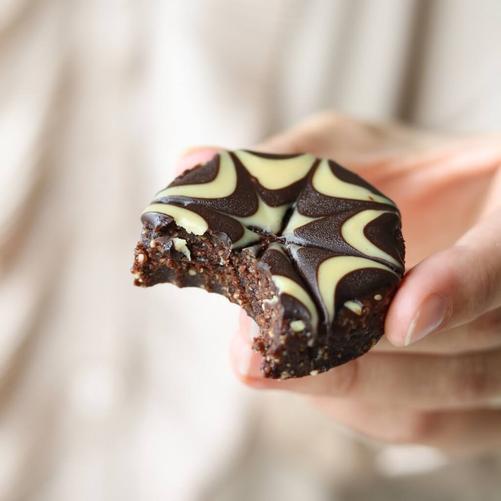 Spindelsvævskager med peanut og chokolade