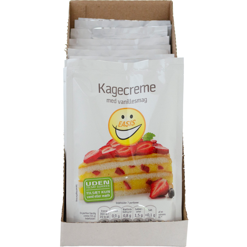 EASIS Kagecreme, Kasse med 10 stk.