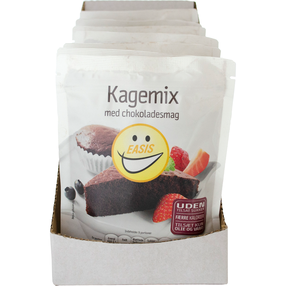EASIS Kagemix med chokoladesmag, Kasse med 7 stk.