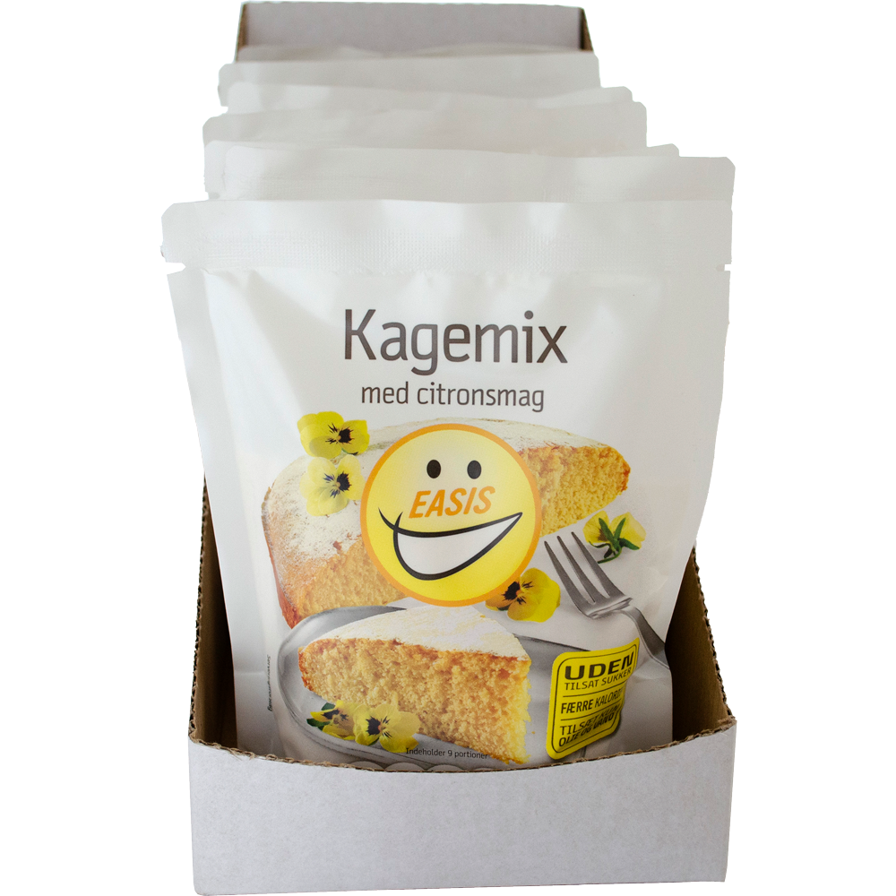 EASIS Kagemix med citronsmag, Kasse med 7 stk.