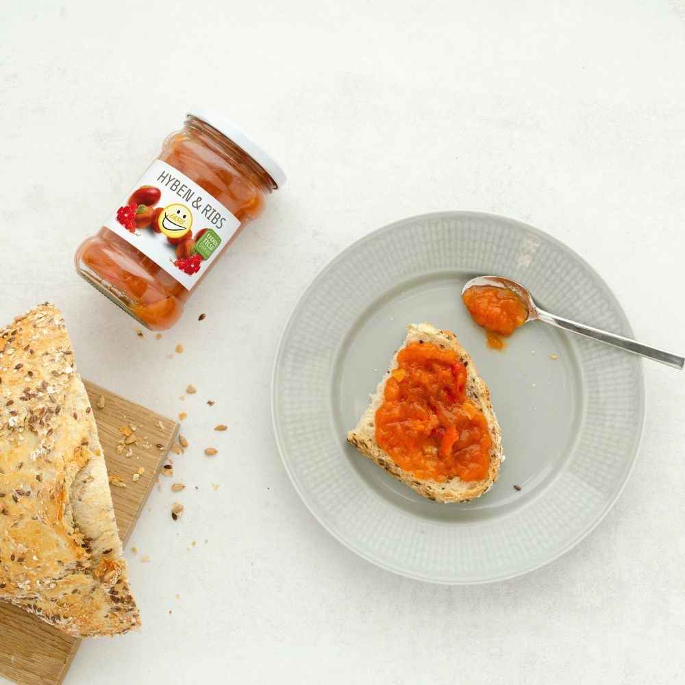 EASIS Hyben-Ribs Marmelade – Frisk & sød uden tilsat sukker