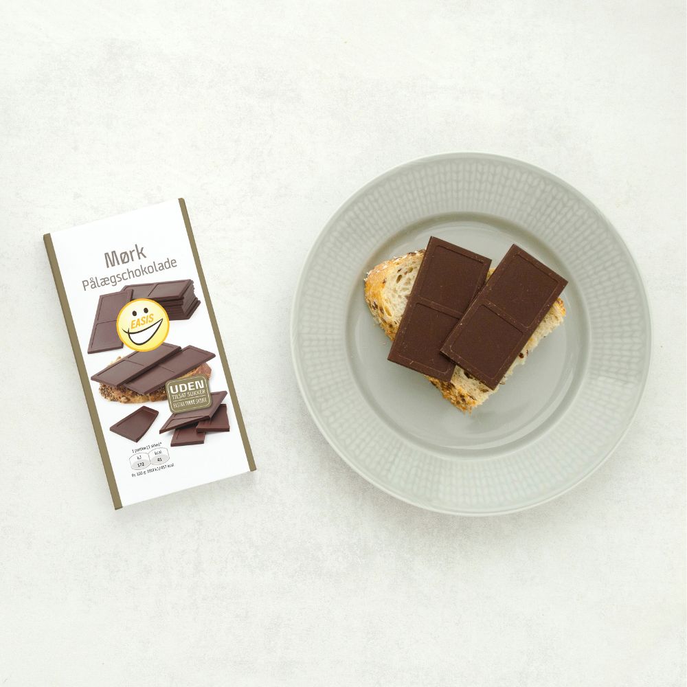 EASIS Mørk Pålægschokolade, 144g