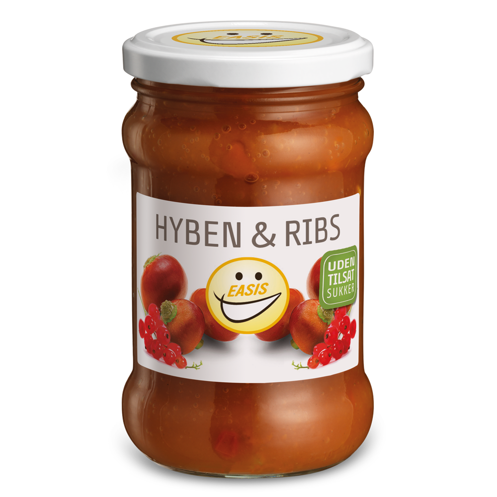 EASIS Hyben-Ribs Marmelade – Frisk & sød uden tilsat sukker