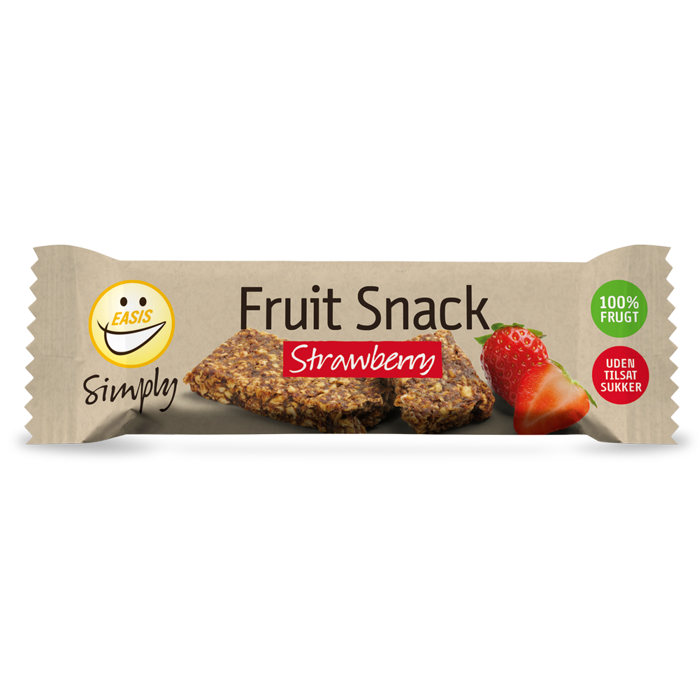 EASIS Simply Fruit Snack strawberry – Naturlig frugtbar til den lille sult