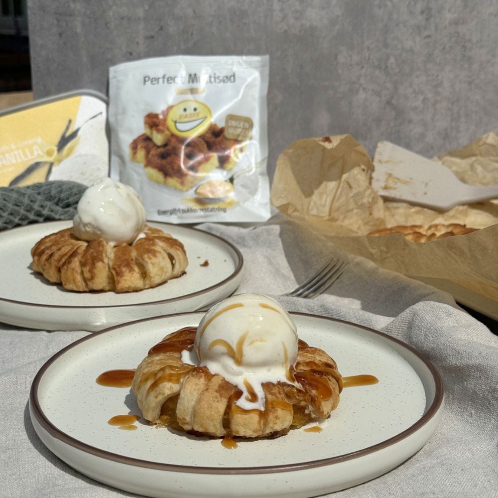 Butterdejsbagte ananasskiver
