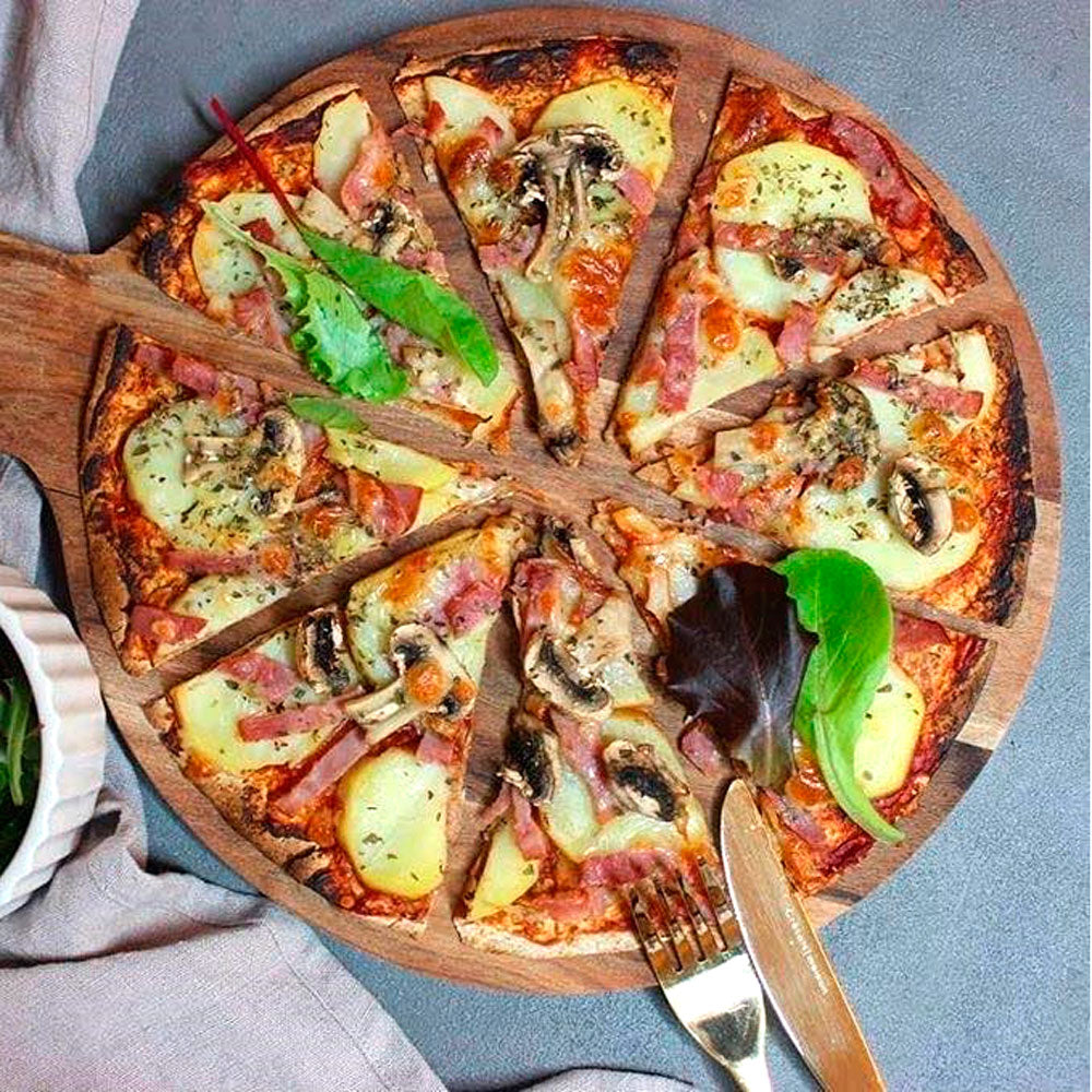Kartoffelpizza m. bacon