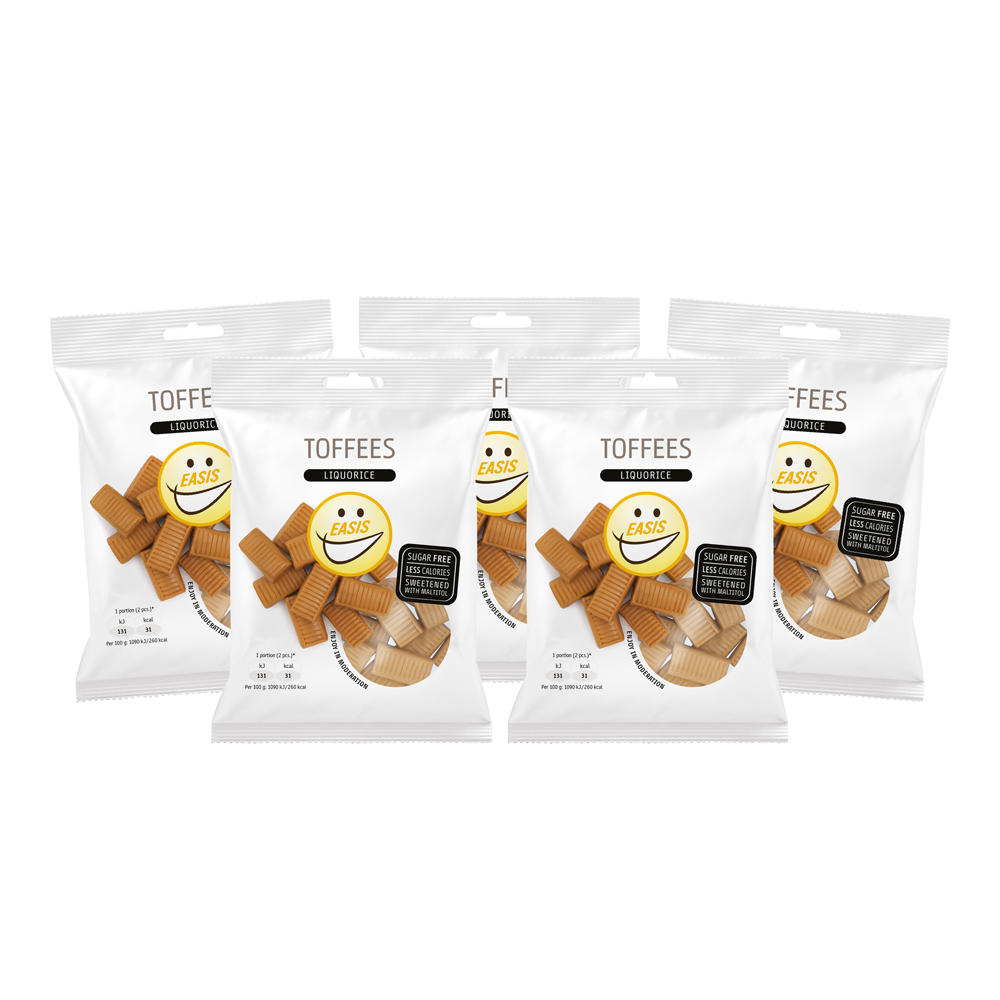 Sampak - Liquorice Toffees 5 stk.