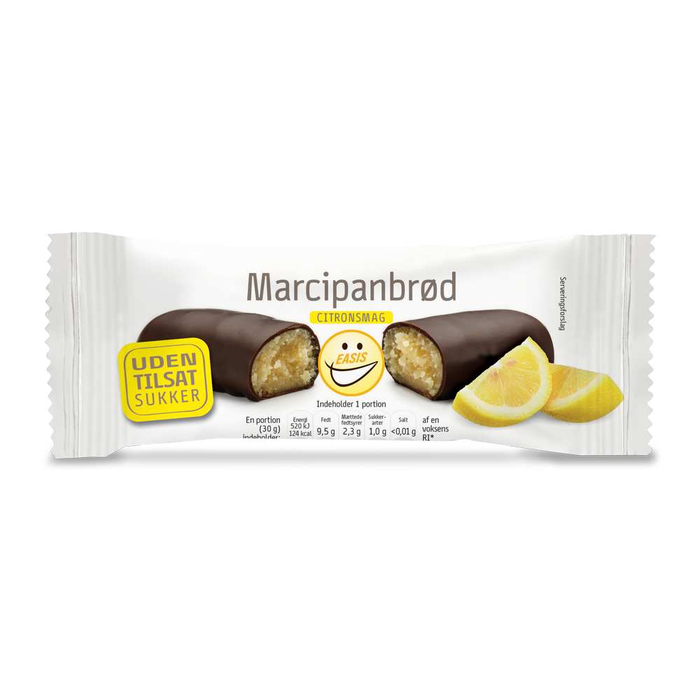 EASIS Marcipanbrød med Citron, Kasse med 25 stk.
