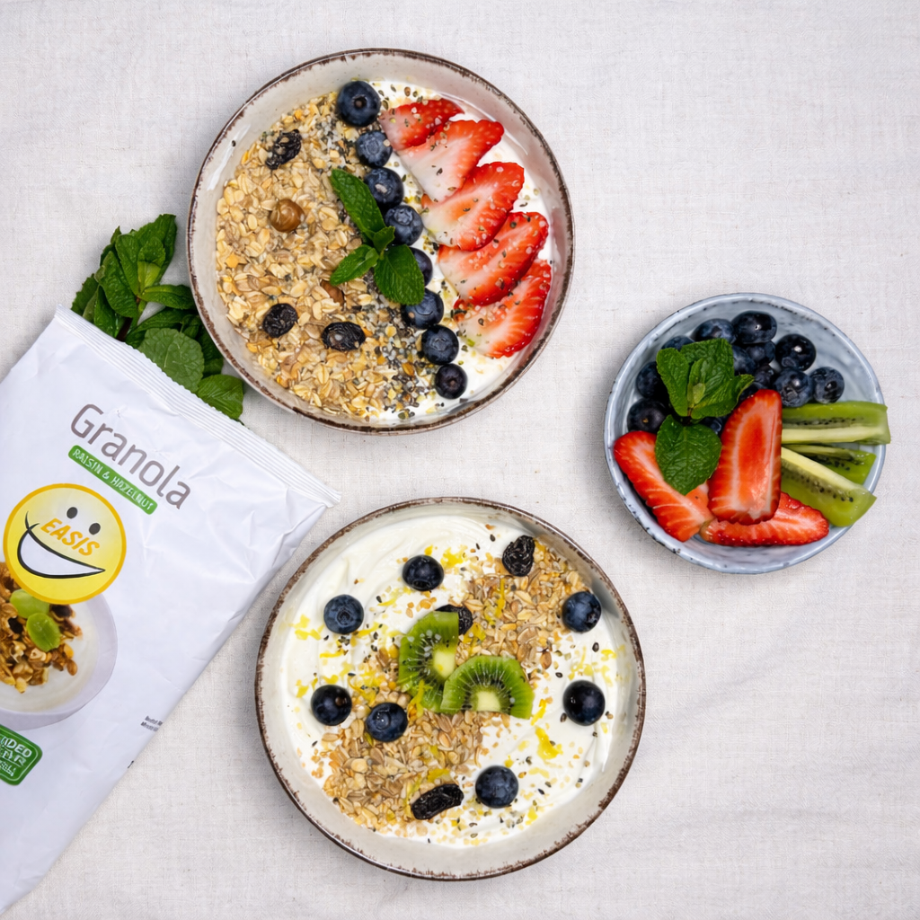 EASIS Granola med Rosiner og Hasselnødder 350 g