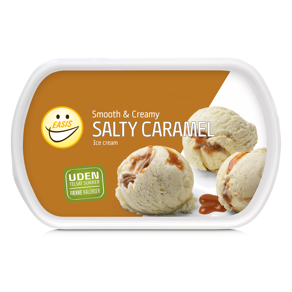 EASIS Salty caramel ice cream – Sød og saltet nydelse uden tilsat sukker