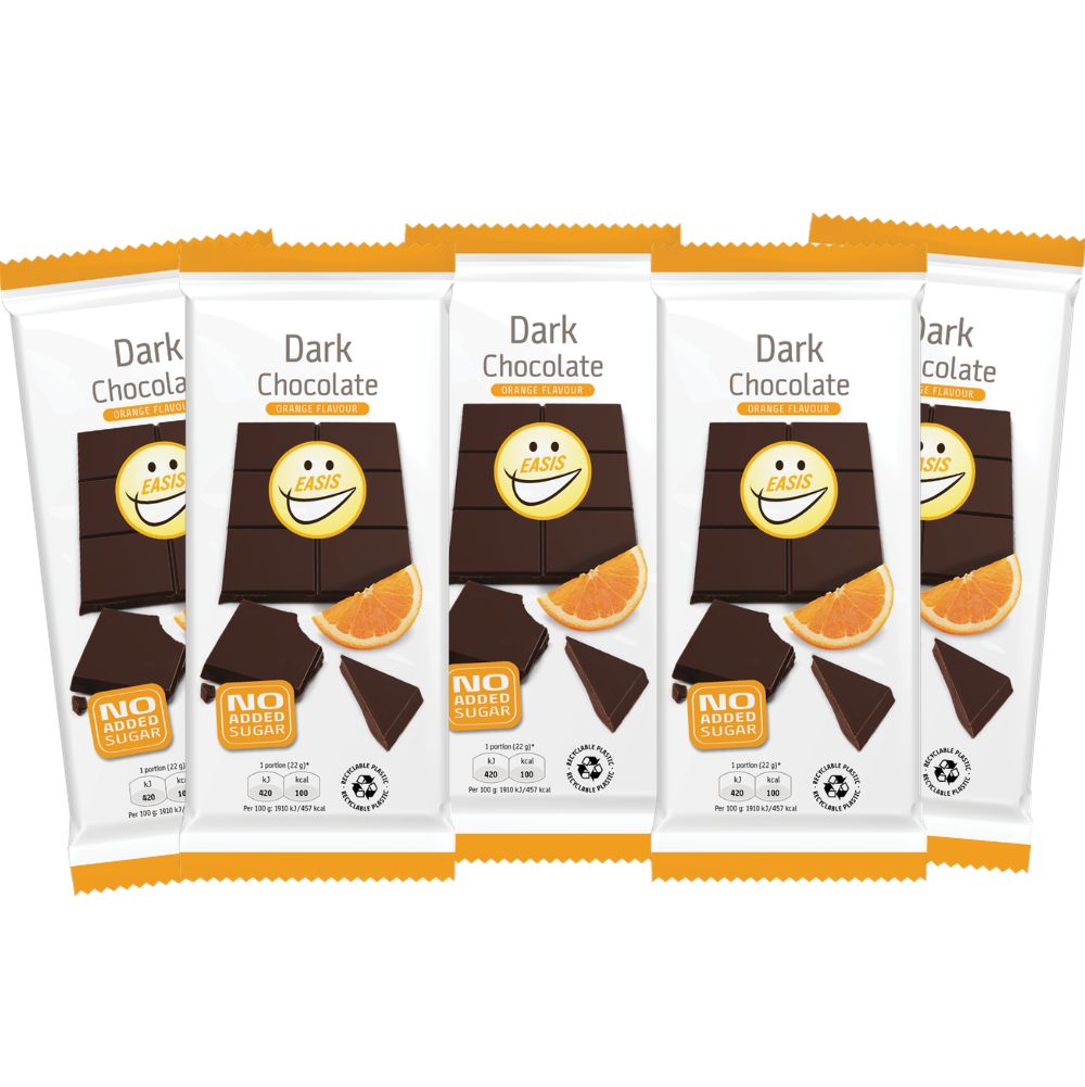 Sampak - Mørk chokolade med orangesmag