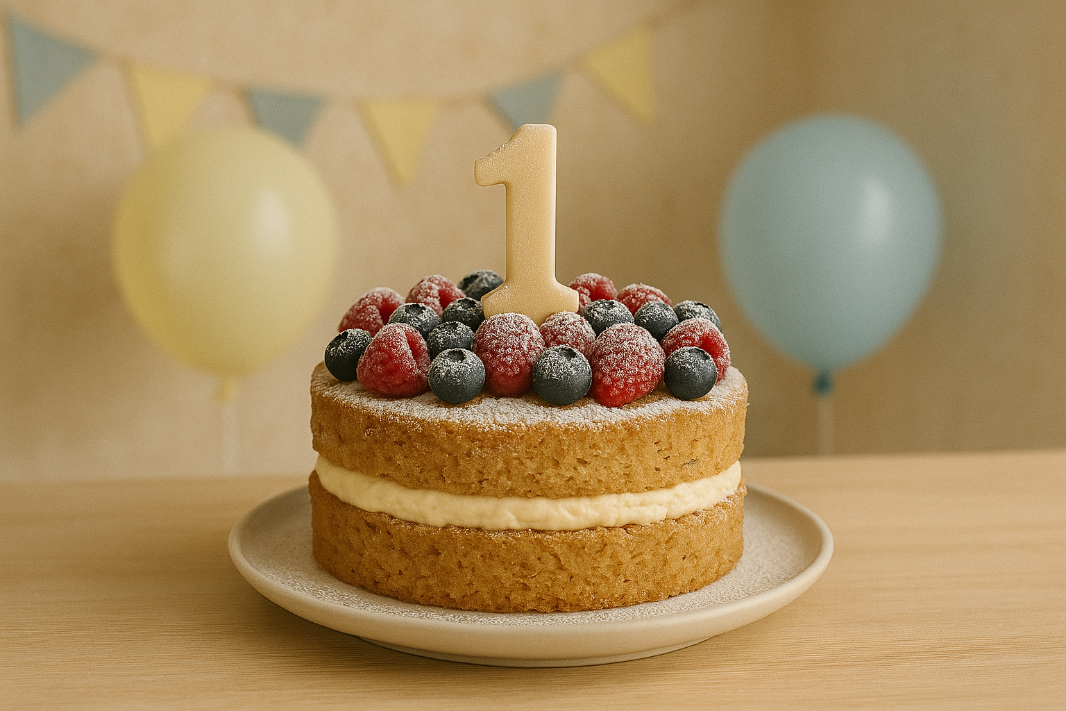 Kage til 1 års fødselsdag uden sukker – lækre alternativer til børn og voksne