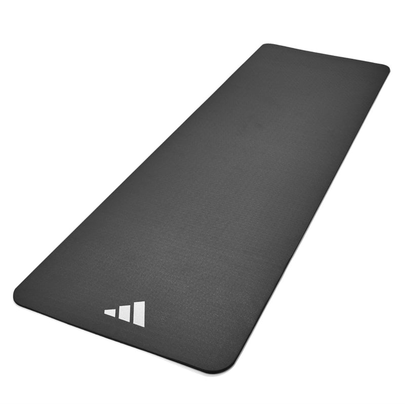 Yogamåtte 8 mm, Sort