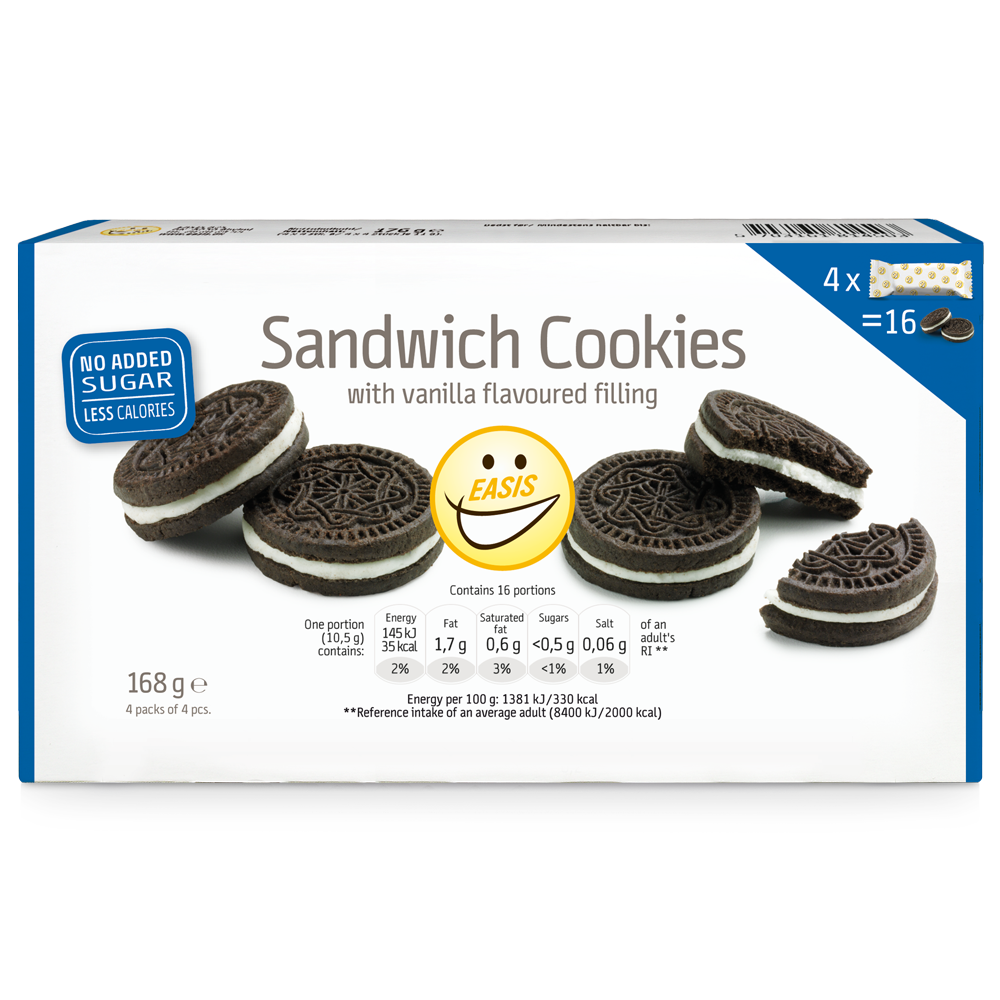 EASIS Sandwich Cookies med cremefyld