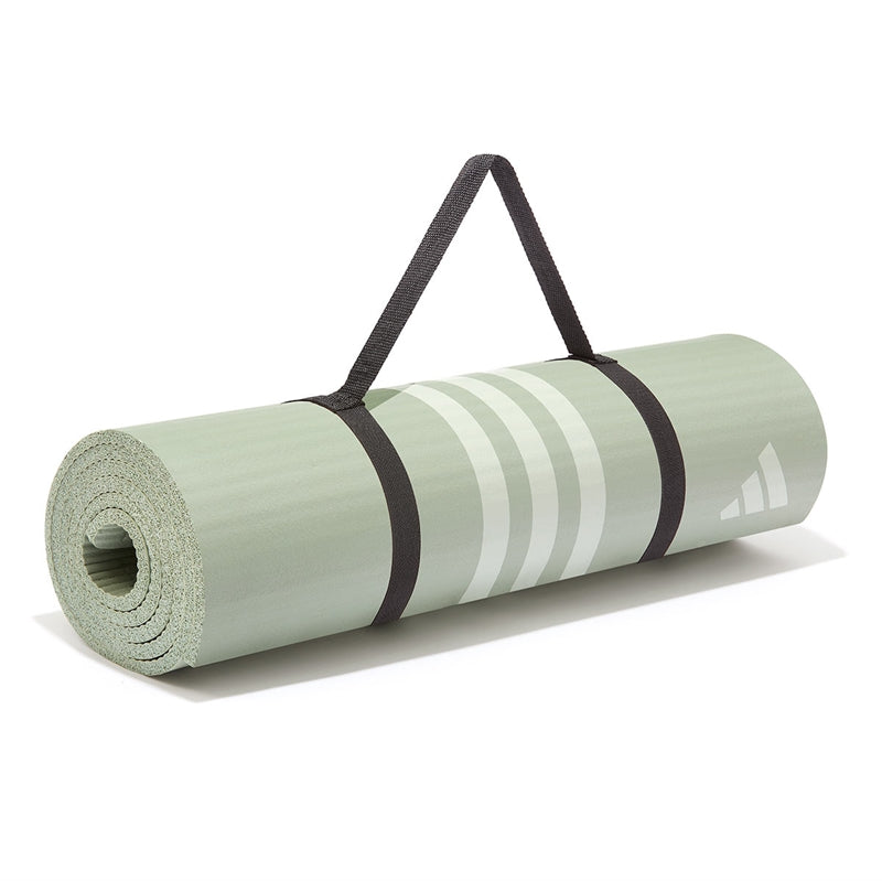 Yoga- og Træningsmåtte 10 mm, Limegrøn