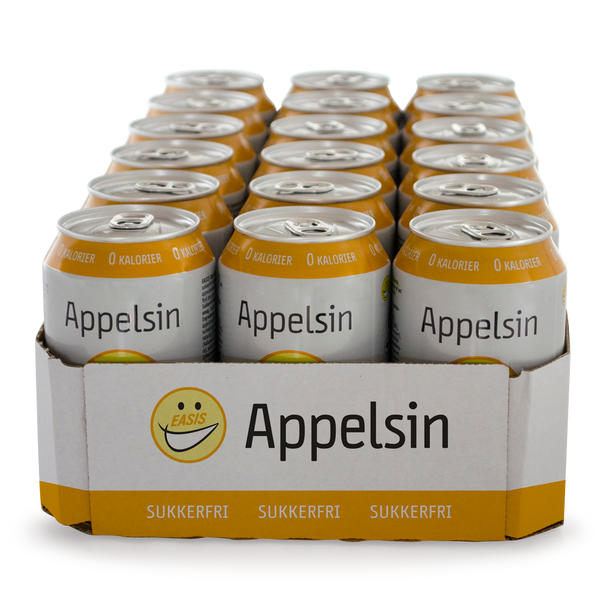 Appelsin Sodavand, Ramme med 18 stk