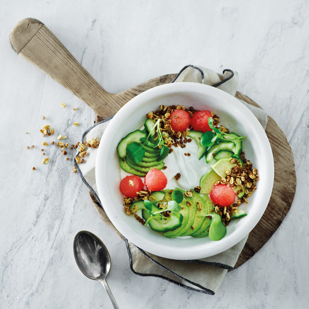 Breakfast Bowl med grønt og frugt