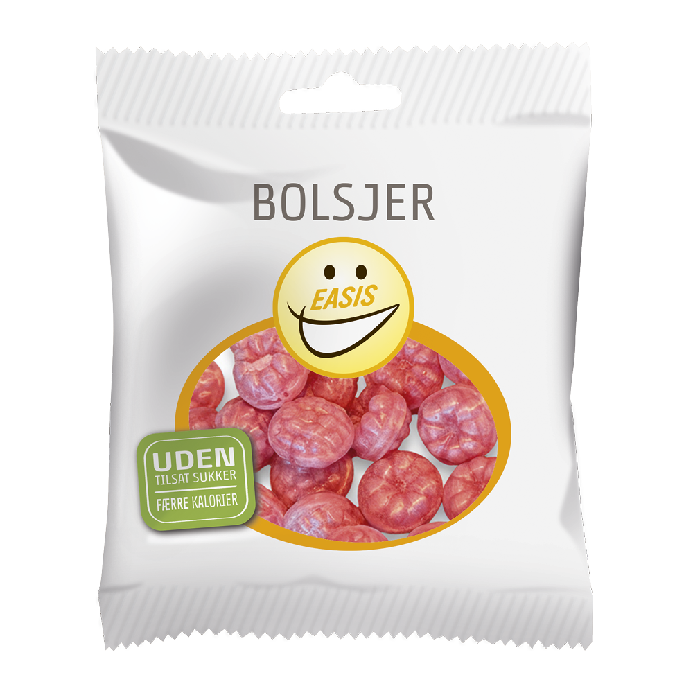 EASIS Hindbær Bolsjer, 70 g