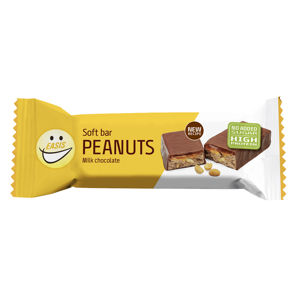 EASIS Soft Bar med Peanuts – En enkelt snack uden tilsat sukker