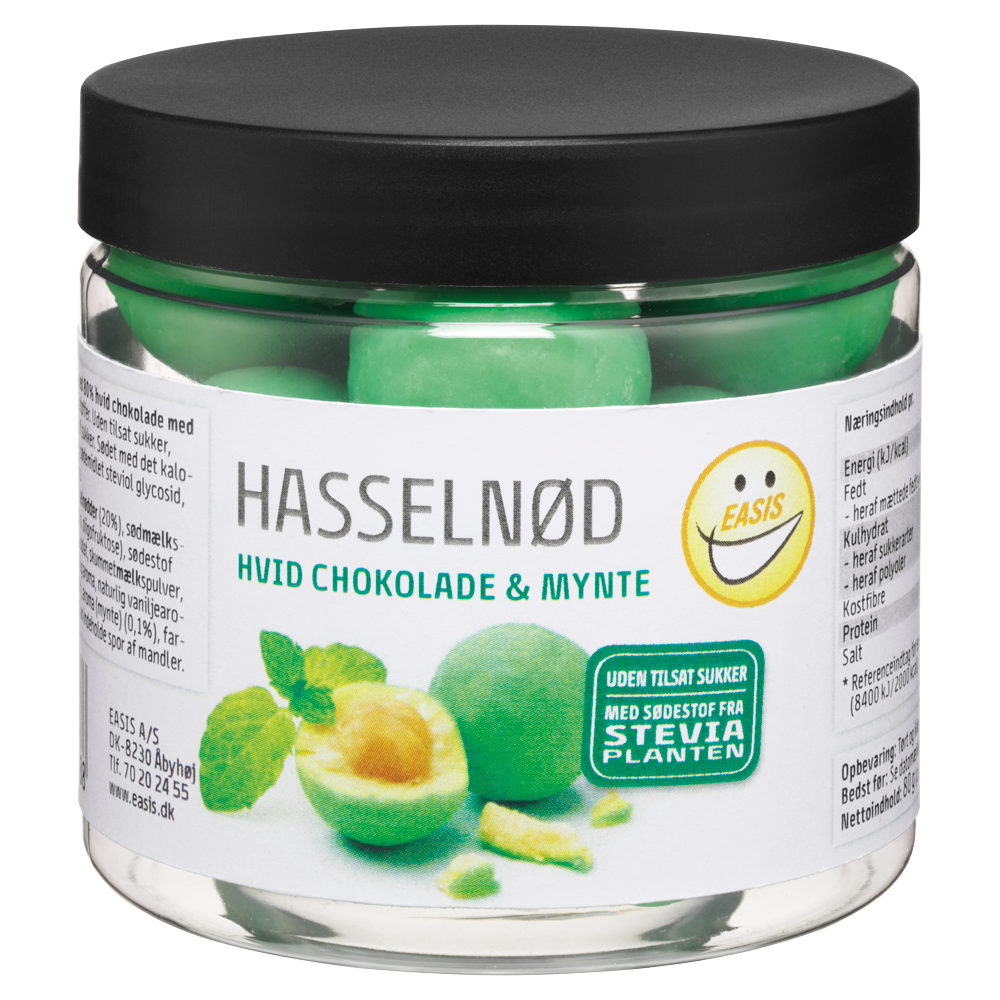 EASIS Hasselnød & mynte 80 g