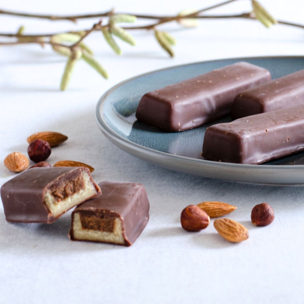 EASIS Marcipanbrød med nougat – smagfuld bar uden tilsat sukker