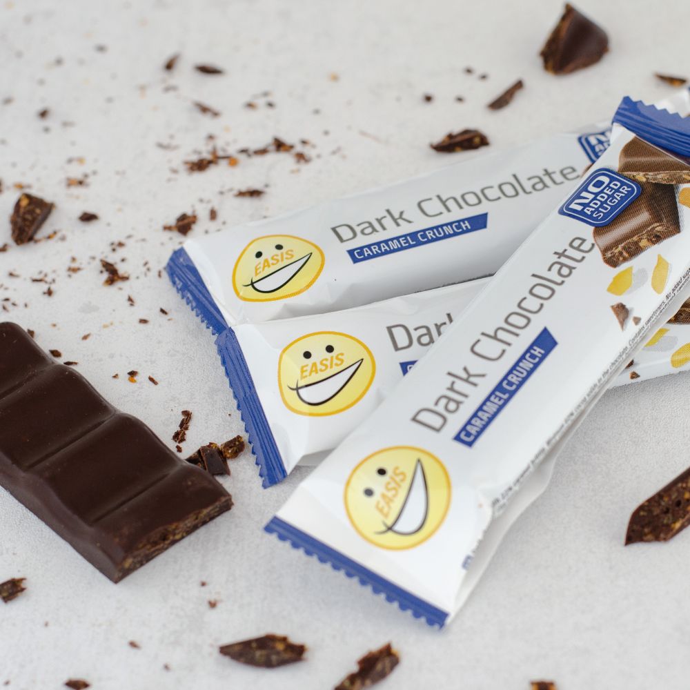 EASIS Dark Chocolate Caramel Crunch Bar – Lækker, fyldig smag i én bar