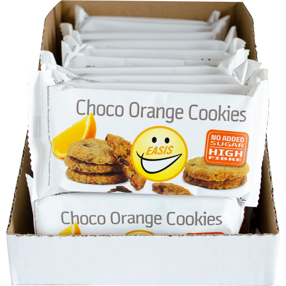 EASIS Choko Orange Cookies, Kasse med 20 stk.