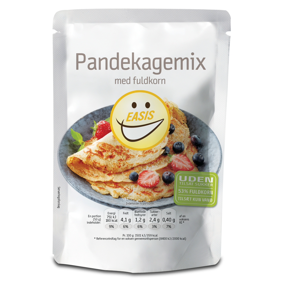 EASIS Pandekagemix med fuldkorn