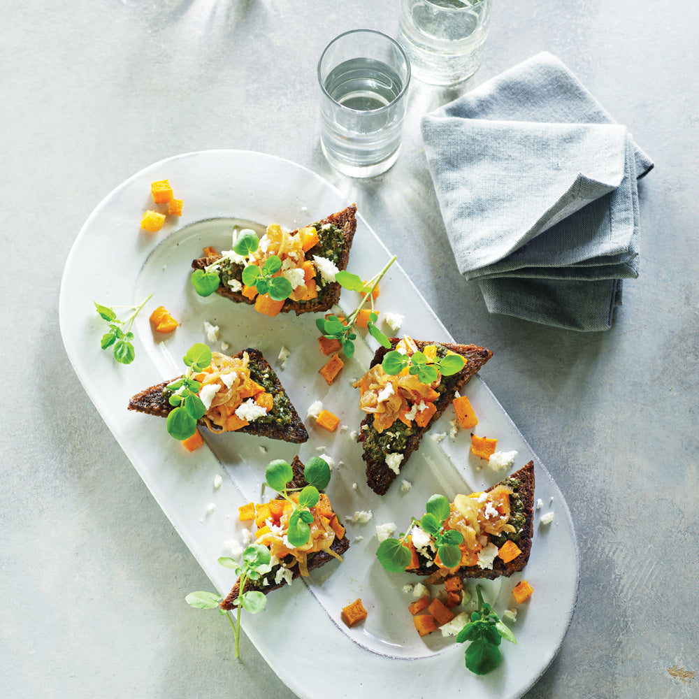 Rugbrød med Græskar & Gedeost