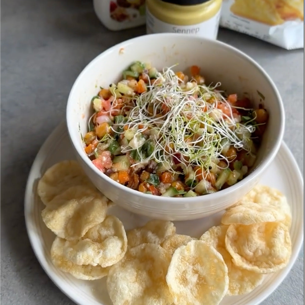 Salat med chips