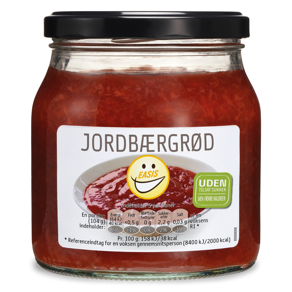 EASIS Jordbærgrød 520g