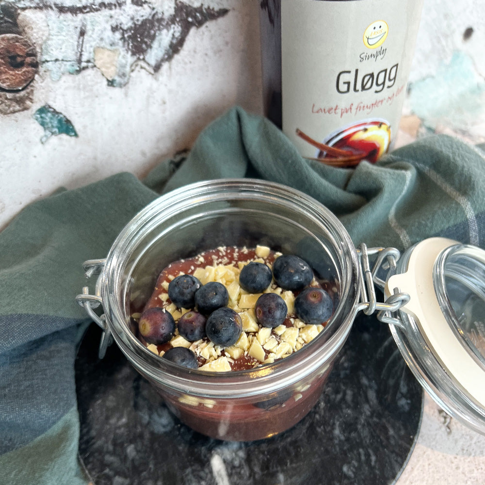 Choko mousse med gløgg