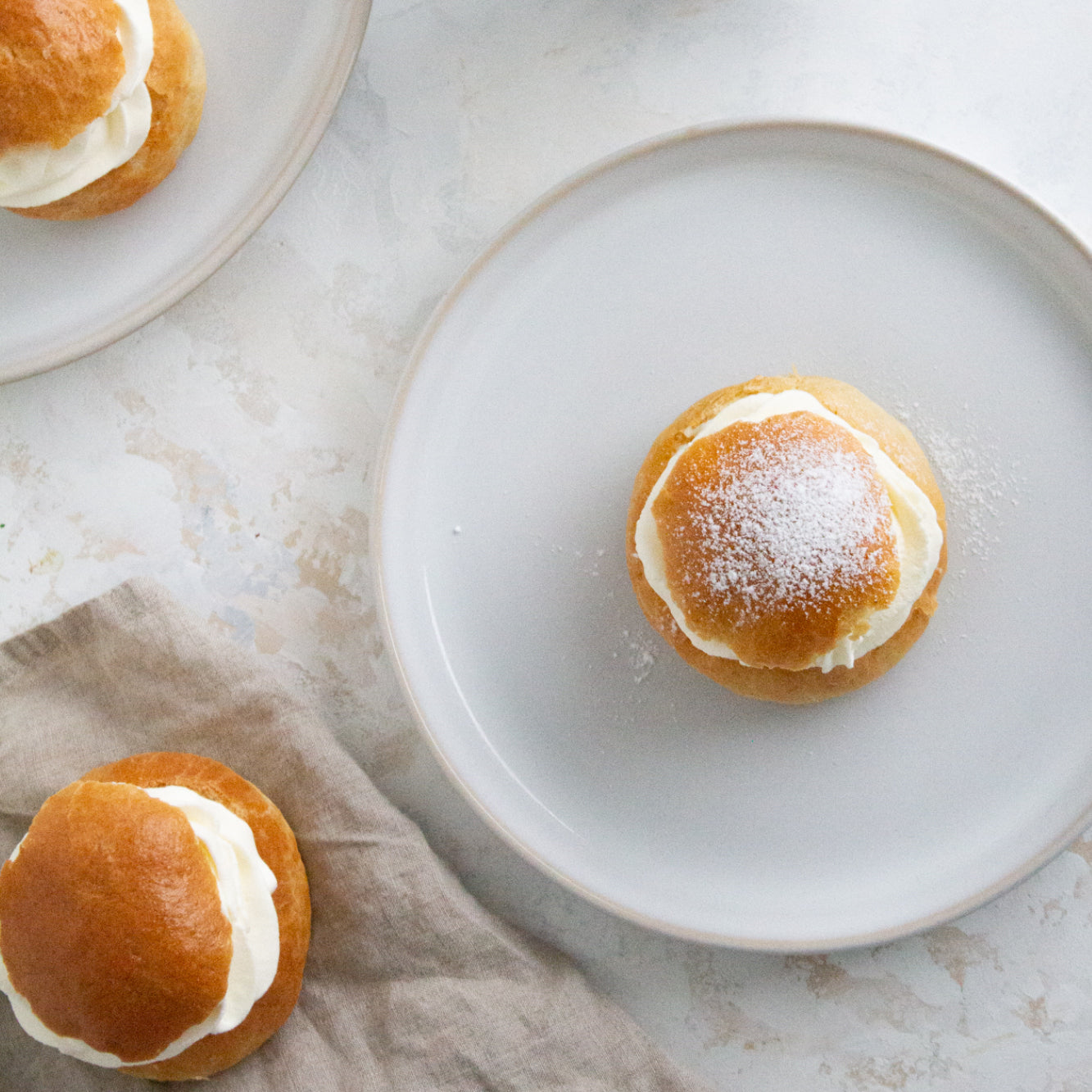 Semlor - Svensk fastelavnsbolle