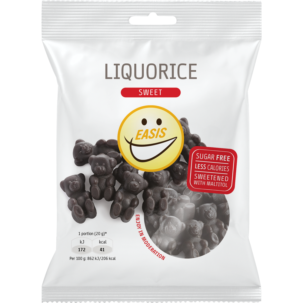 EASIS Sweet Liquorice, Kasse med 15 stk.